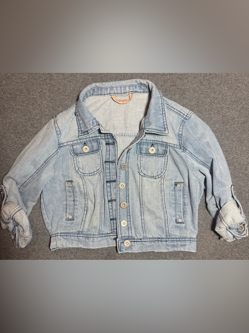 Highway Jeans Light Blue Women’s Cropped Fit Denim Jacket
